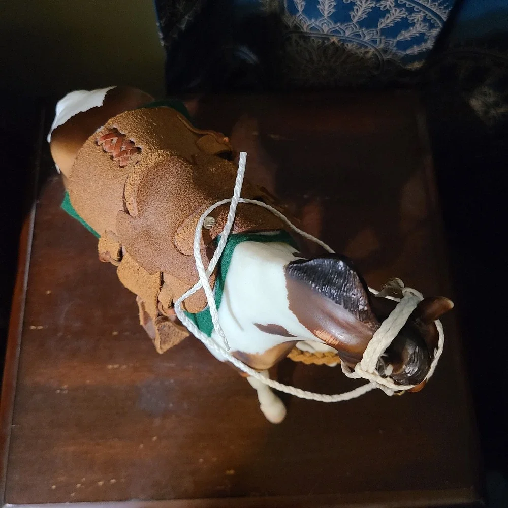 Handmade Western Saddle Bridle Blanket Set for Traditional Scale Breyer Stone